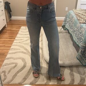 Pilcro high rise trouser button fly jeans 28/6